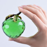 60mm Crystal Apple Paperweight for Table Decoration