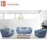 Blue Color Velvet Sofa with Luxury Style