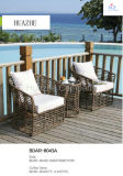Hz-Bt109 Outdoor Backyard Wicker Rattan Patio Furniture Sofa Sectional Couch Set - Sea Blue