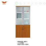 Modern Office Furniture Filing Cabinet with Glass Doors (H30-0632)