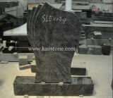 Specified Cemetery Stone with Dark Green Granite