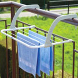 Portable Folding Towel Rack, Clothes Drying Rack