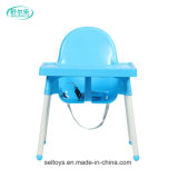 Red Green Blue Plastic Baby Highchair and Dining Chair