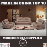 Foshan Furniture Wooden Leather Sofa for Office