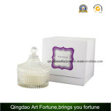 Hot Sale Luxury Glass Scented Jar Candle with Gift Box Packing for Wedding and Home Decor