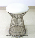 Wire The Low Stool The Nordic Plastic Stool Round Wire Soft Bag Stool Metal Chair (M-X3626)