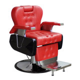 Red Heavy Duty Barber Chair Tufted Diamond Stitching Salon Chair
