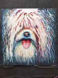 Lovely Dog Canvas Oil Painting Bedroom Wall Decor Art Painting