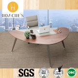 Antique Style Wooden Leather Table (V28)