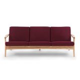 Western Design Office Furniture 5 Seater Sofa with Metal Frame