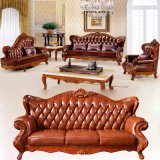 Classic Leather Sofa Furniture for Living Room Furniture (508B)