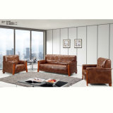 Modern Hotel Bar Leather Sofa for Luxury Private Club
