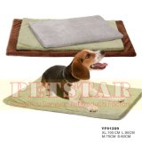 Thick Suede Fabric W/Crocodile Pattern and Soft Plush Pet Bed Yf91209