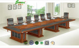 MDF High End Wood Veneer PU Cover Conference Table