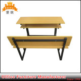 Popular Metal School Furniture Double Desk and Chair