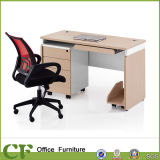 MFC Wood Furniture Single Seat Computer Desk with CPU Holder