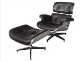 Living Relax Room Furniture Black Leather Charles Emes Chair