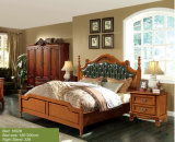 America Style Bedroom Set, Solid Wooden Bed Furniture (1602)