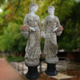 Well Polished Natural Wholesale Hand Carved Marble Statue Sculptures