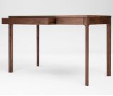 Fsc Cert American Walnut 2drawer Desk Wooden Writing Table Living Room Furniture
