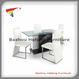 Modern Glass Dining Table and Chair for Dining Room (DT078)