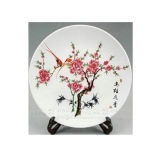 Chinese Porcelain Painting Porcelain Plate Lw588