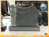 Grey Granite Monuments with Angel Sculpture