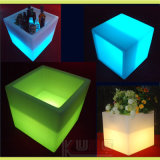 LED Open Cube Table LED Furniture Lighted Cube Chair