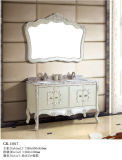 Solid Wood Single Basin Bathroom Vanity Cabinet (13017)