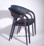 Outdoor Plastic Rattan Wicker Dining Coffee Chair (LL-1901)