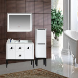 Modern Bathroom Cabinet with LED Mirror PVC vanity Cabinet New Style
