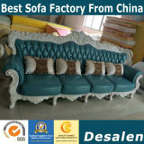 4 Seater Factory Wholesale Genuine Leather Royal Sofa (003)