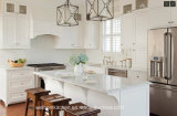 Welbom White Popular Design with Island Kitchen Cabinet