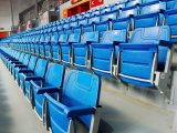 Blow Plastic Folding Stadium Chair with Armrest (CS-ZZB-GC)