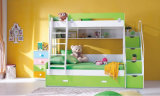 Children Furniture Wooden Bunk Bed with Bookcase (HC803)