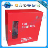 Red Metal Steel Fire Hose Reel Cabinet