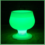 Light up Bar Furniture Flash Plastic LED Ice Bucket with Remote