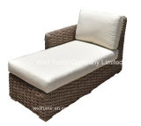 Whitecraft Right-Arm Sun Lounger, Chair Lounger, Chaise Lounger with Cushion