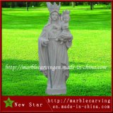 Customized Carved Large Garden White Marble Cemetery Statues