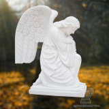 White Marble Statue of Angel
