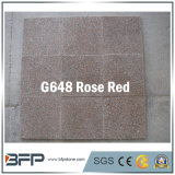 Polished Red Granite Stone Floor Tile for Flooring / Wall