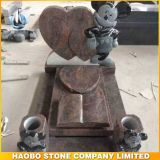 Book with Mickey Mouse Granite Tombstone