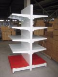Customized Perforated Supermarket Shelf with Red Base