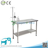 Medical Veterinary Pet Animal 304 Stainless Steel Autopsy Table