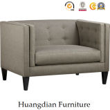 High Quality Furniture for Living Room Leather Tufted Armchair Sofa (HD523)