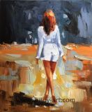 Handmade Impressive Figurative Oil Painting for Home Decoration