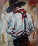 Wholesale American Western Cowboy Oil Paintings for Home Decoration