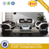 Italy Design Classic Wooden Office Furniture Leather Office Sofa (HX-SN045)