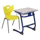 Eco Friendly Single Campus Desk and Chair with Wood Top