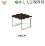 Wooden Tea Table with Metal Frame